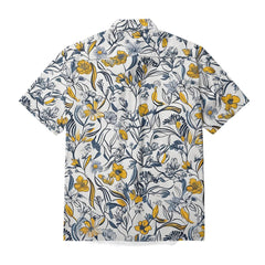 Maturelion Full Print Floral Print Hawaiian T-shirts