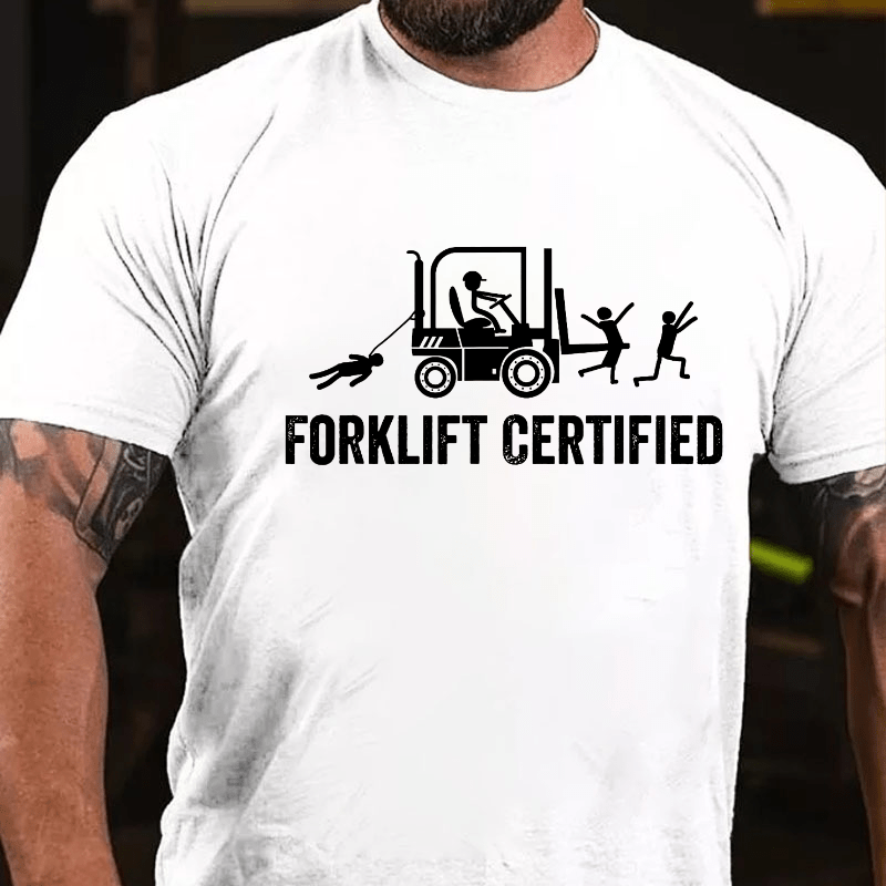 Maturelion Funny Forklift Certified T-shirt