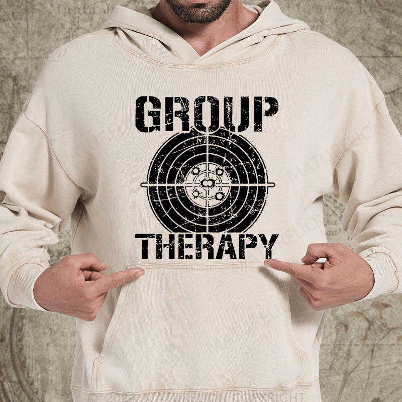 Maturelion Group Therapy Men's Vintage Washed Hoodie