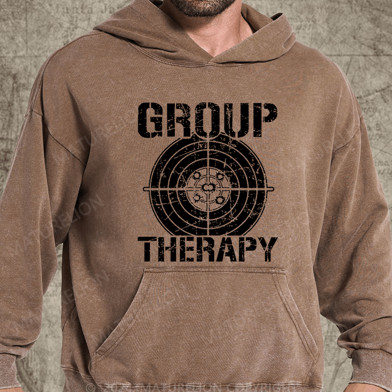 Maturelion Group Therapy Men's Vintage Washed Hoodie