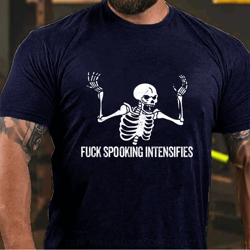 Maturelion Halloween Fuck Spooking Intensifies Cotton T-Shirt