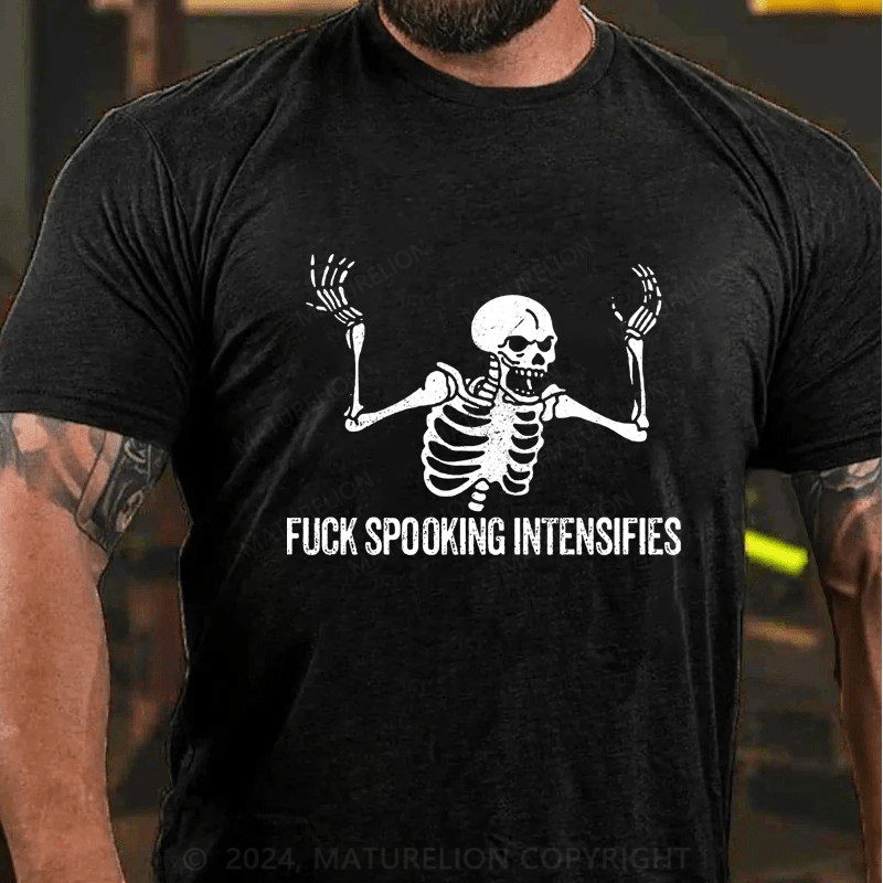 Maturelion Halloween Fuck Spooking Intensifies Cotton T-Shirt