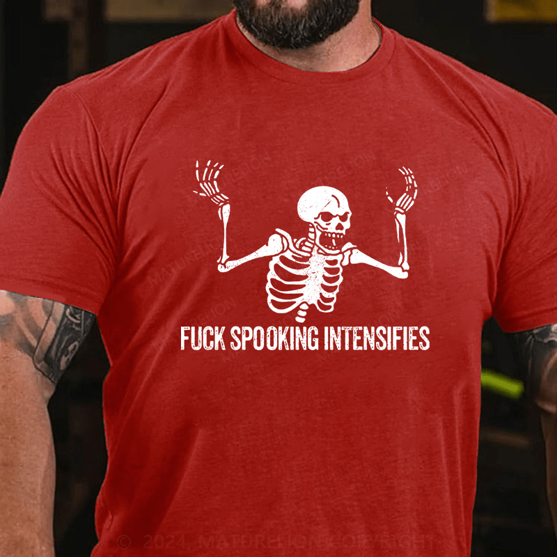 Maturelion Halloween Fuck Spooking Intensifies Cotton T-Shirt