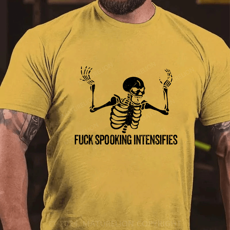 Maturelion Halloween Fuck Spooking Intensifies Cotton T-Shirt