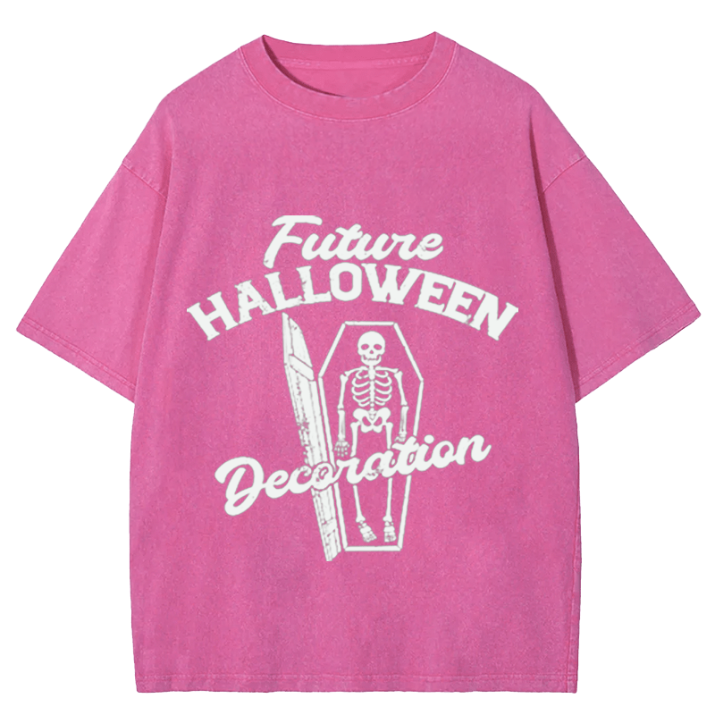 Maturelion Halloween Future Halloween Decoration Washed T-Shirt