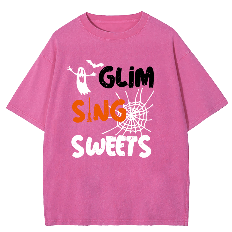 Maturelion Halloween Glim Sing Sweet Washed T-Shirt