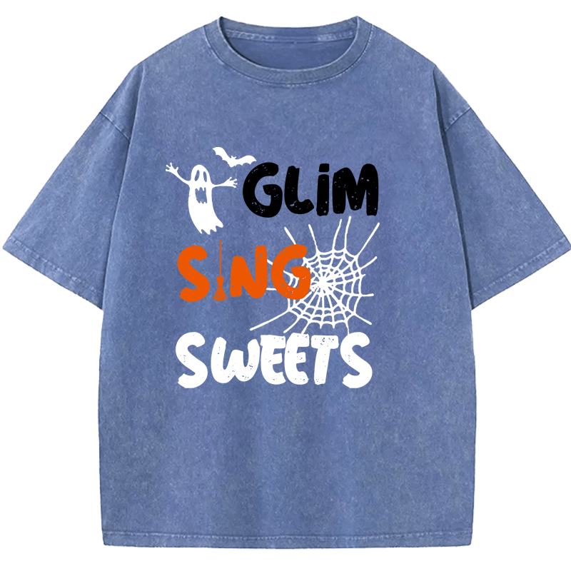 Maturelion Halloween Glim Sing Sweet Washed T-Shirt