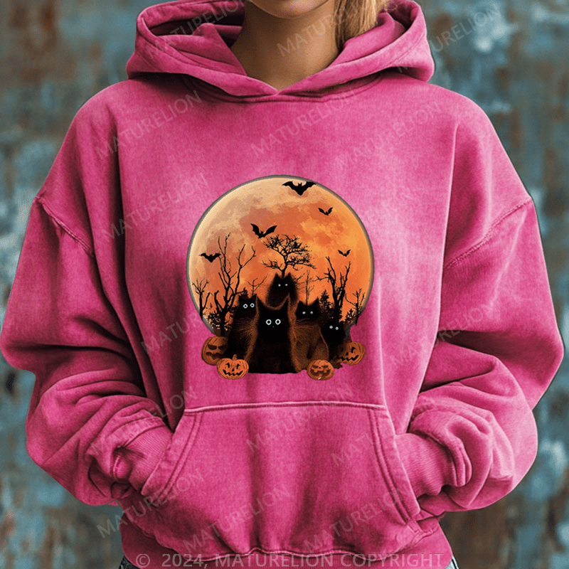 Maturelion Halloween Halloween DTG Printing Halloween Hoodie