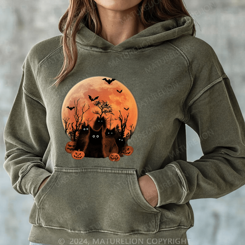 Maturelion Halloween Halloween DTG Printing Halloween Hoodie