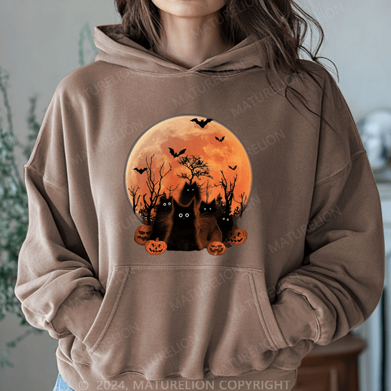 Maturelion Halloween Halloween DTG Printing Halloween Hoodie