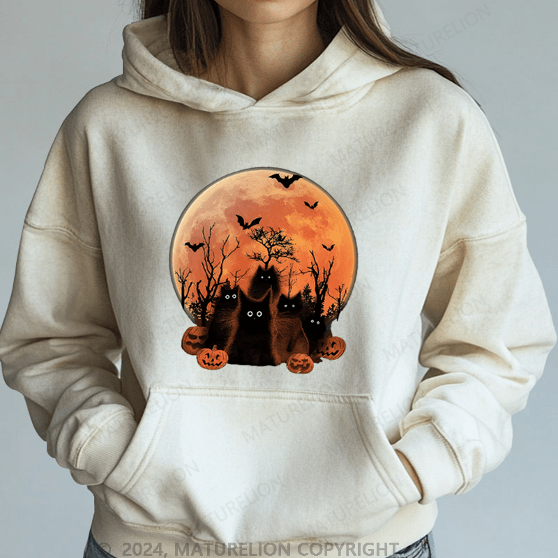 Maturelion Halloween Halloween DTG Printing Halloween Hoodie