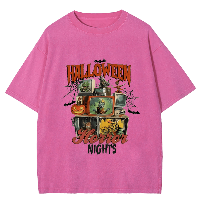 Maturelion Halloween Halloween Horror Nights Washed T-Shirt