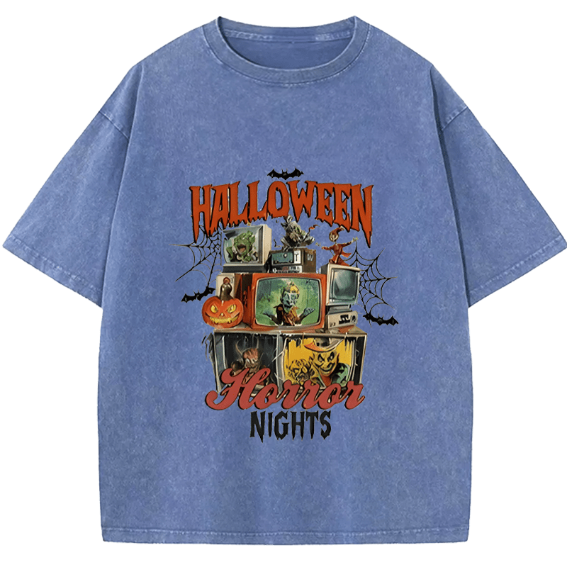 Maturelion Halloween Halloween Horror Nights Washed T-Shirt