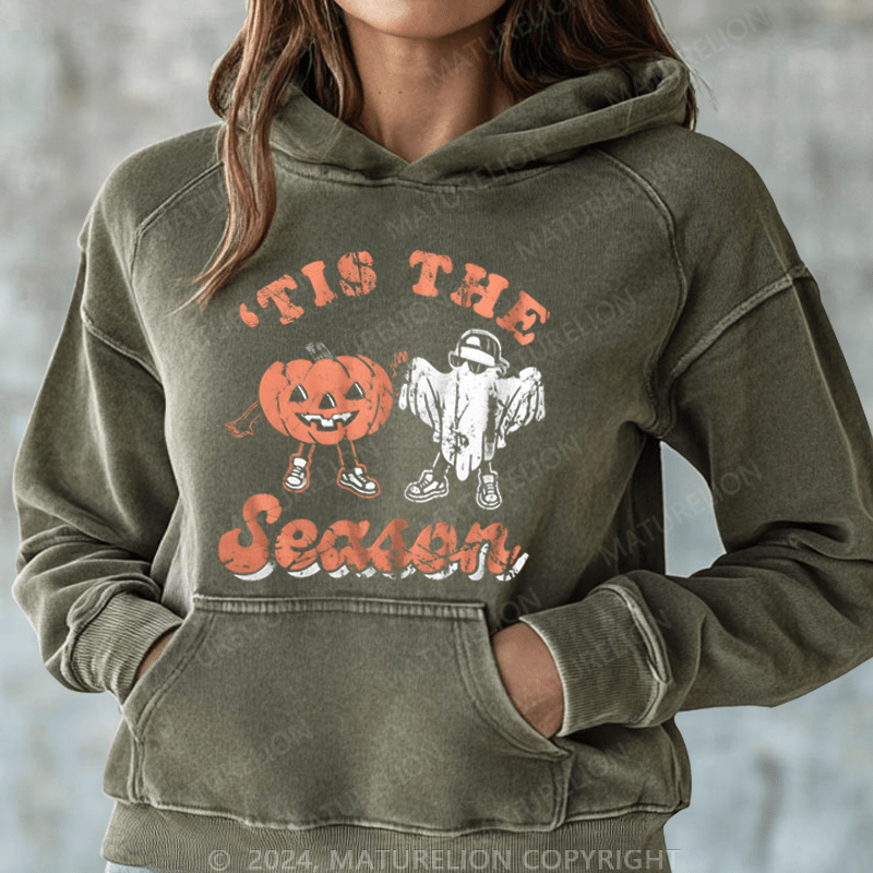 Maturelion Halloween Is The Season Washed Hoodie