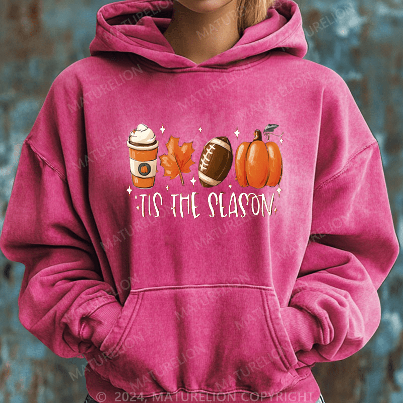 Maturelion Halloween It's The Season Halloween DTG Printing Halloween Hoodie