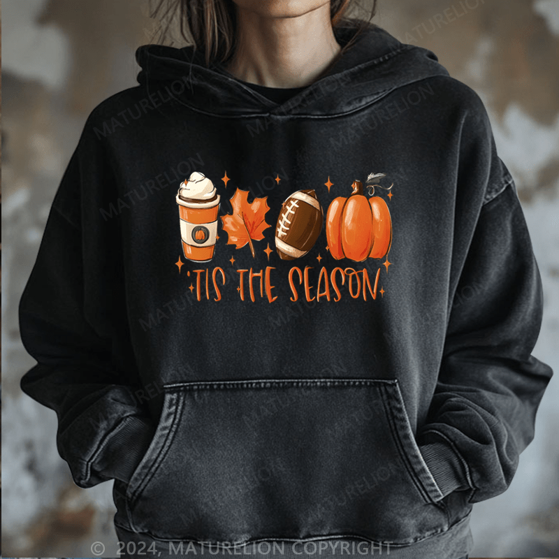 Maturelion Halloween It's The Season Halloween DTG Printing Halloween Hoodie