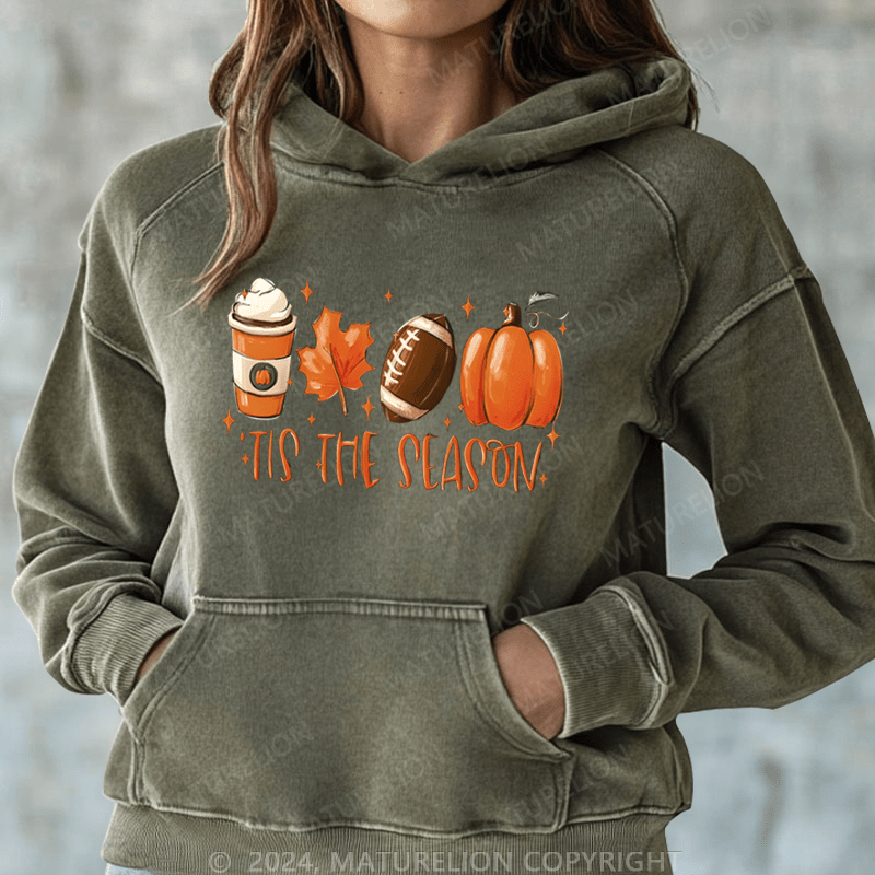 Maturelion Halloween It's The Season Halloween DTG Printing Halloween Hoodie