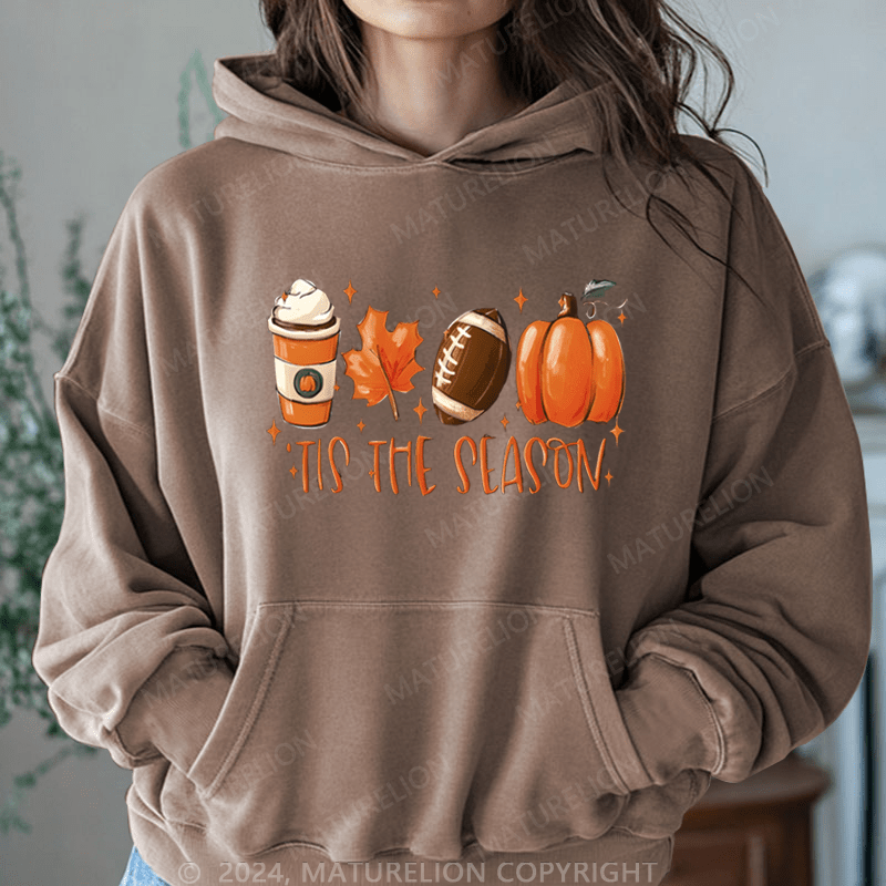 Maturelion Halloween It's The Season Halloween DTG Printing Halloween Hoodie