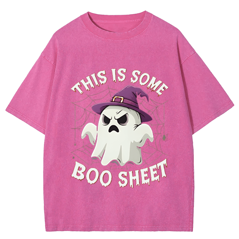 Maturelion Halloween Tis The Some Boo Halloween Washed T-Shirt