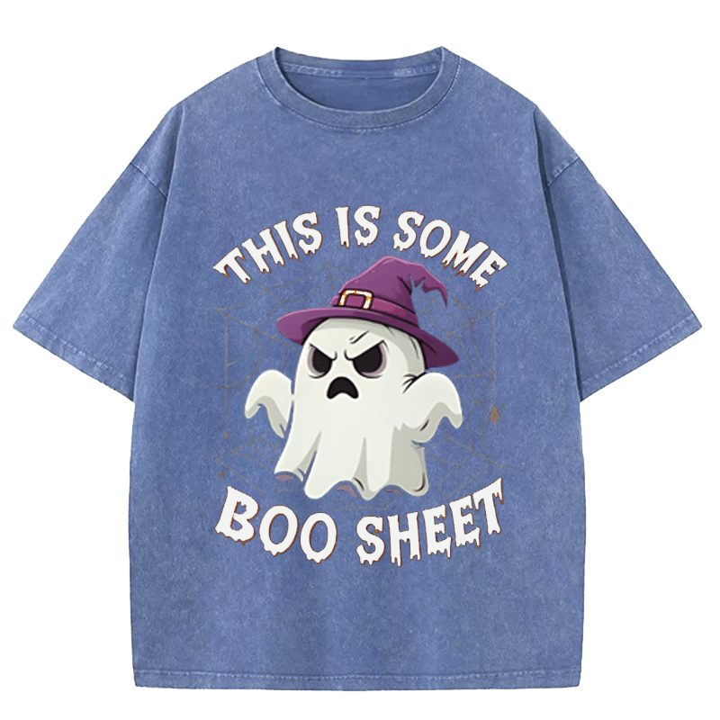 Maturelion Halloween Tis The Some Boo Halloween Washed T-Shirt