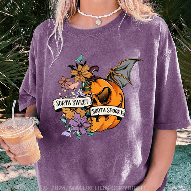 Maturelion Halloween Washed T-Shirt