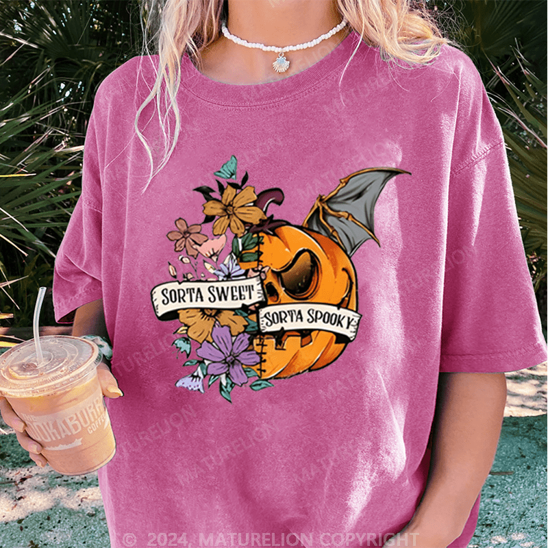 Maturelion Halloween Washed T-Shirt