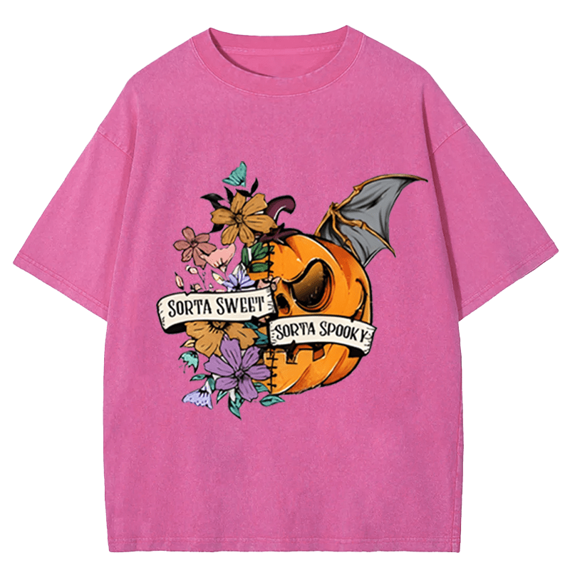 Maturelion Halloween Washed T-Shirt