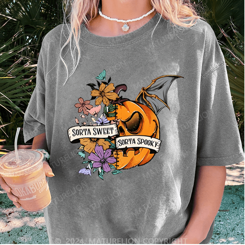 Maturelion Halloween Washed T-Shirt