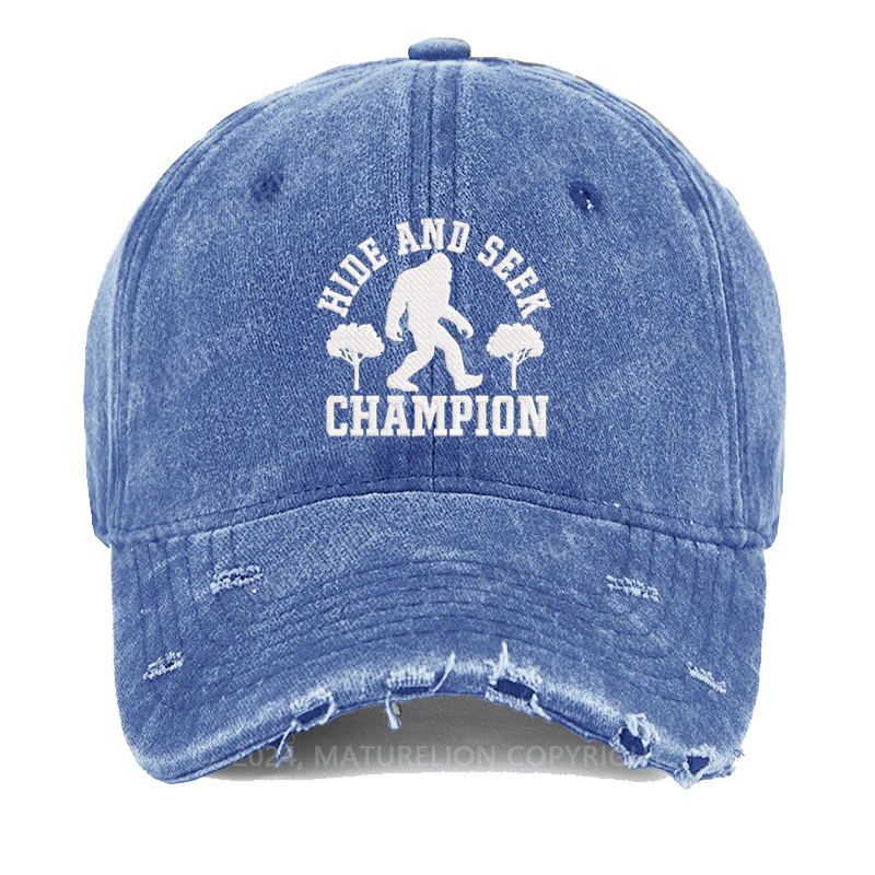 Maturelion Hide And Seex Champion Embroidered Cap