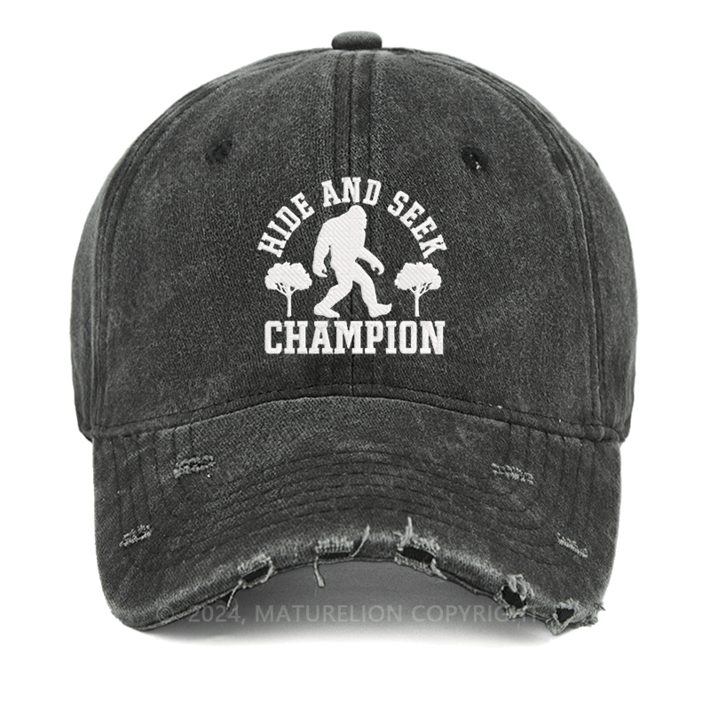 Maturelion Hide And Seex Champion Embroidered Cap