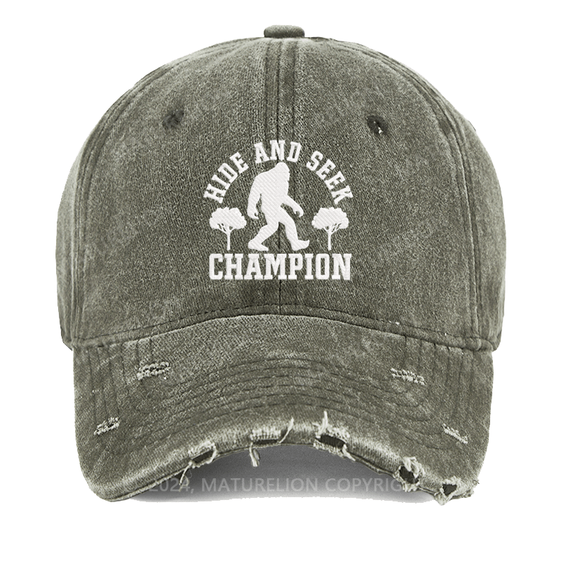 Maturelion Hide And Seex Champion Embroidered Cap