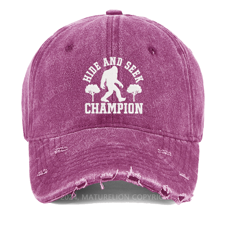 Maturelion Hide And Seex Champion Embroidered Cap