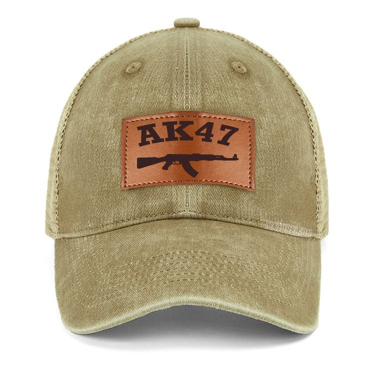 MaturelionI  Ak 47 Leather Patch Cap