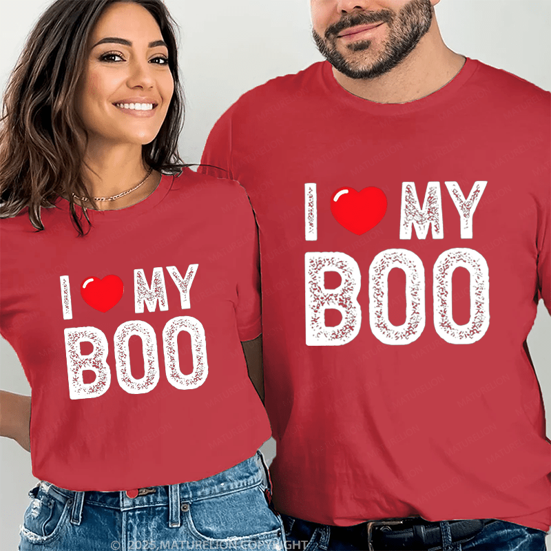 Maturelion I Like My Boo Couple T-Shirt