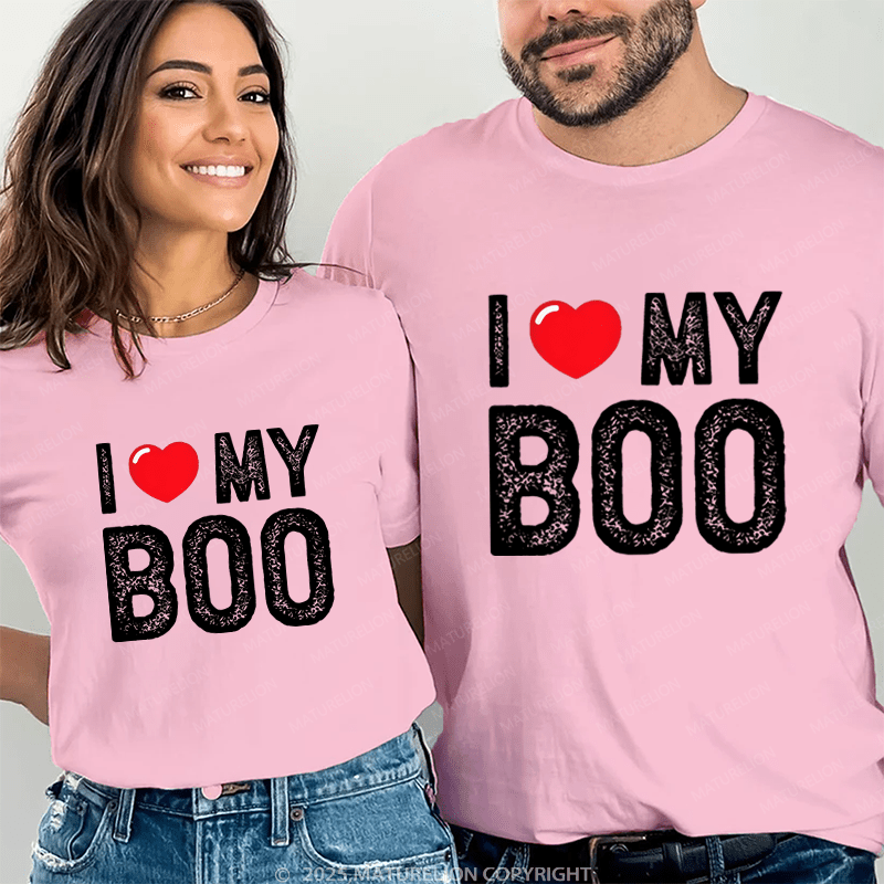 Maturelion I Like My Boo Couple T-Shirt