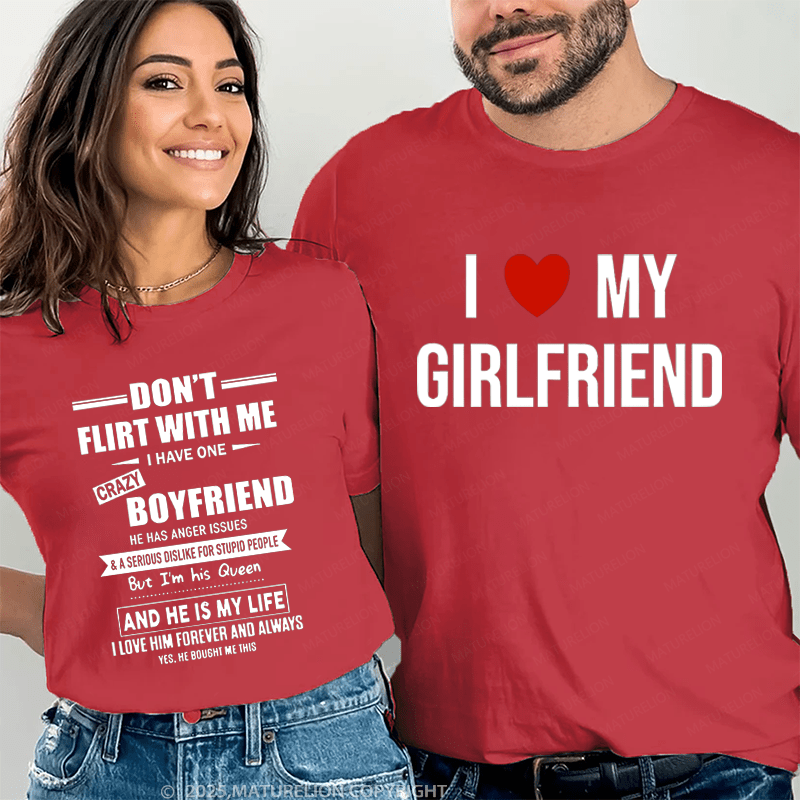 Maturelion I Like My Girlfriend Couple T-Shirt