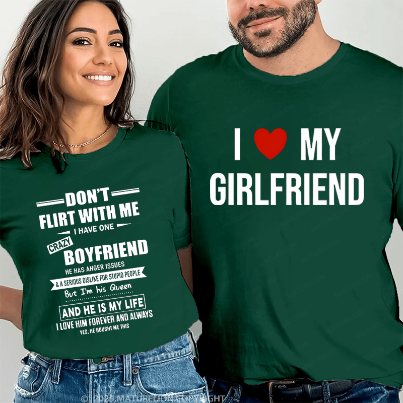 Maturelion I Like My Girlfriend Couple T-Shirt