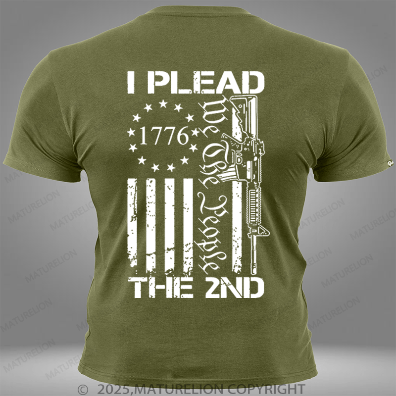 Maturelion I Plead We The People The 2nd Pocket T-Shirt