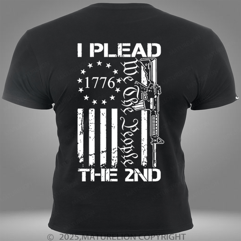 Maturelion I Plead We The People The 2nd Pocket T-Shirt