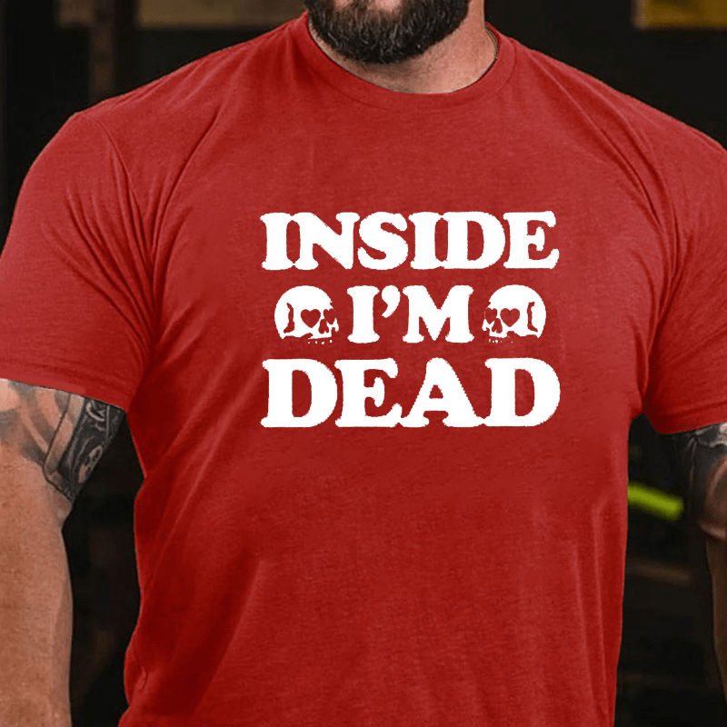 Maturelion I'm Dead Inside Work Office  Cotton T-Shirt