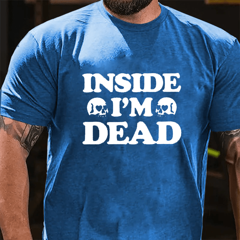 Maturelion I'm Dead Inside Work Office  Cotton T-Shirt