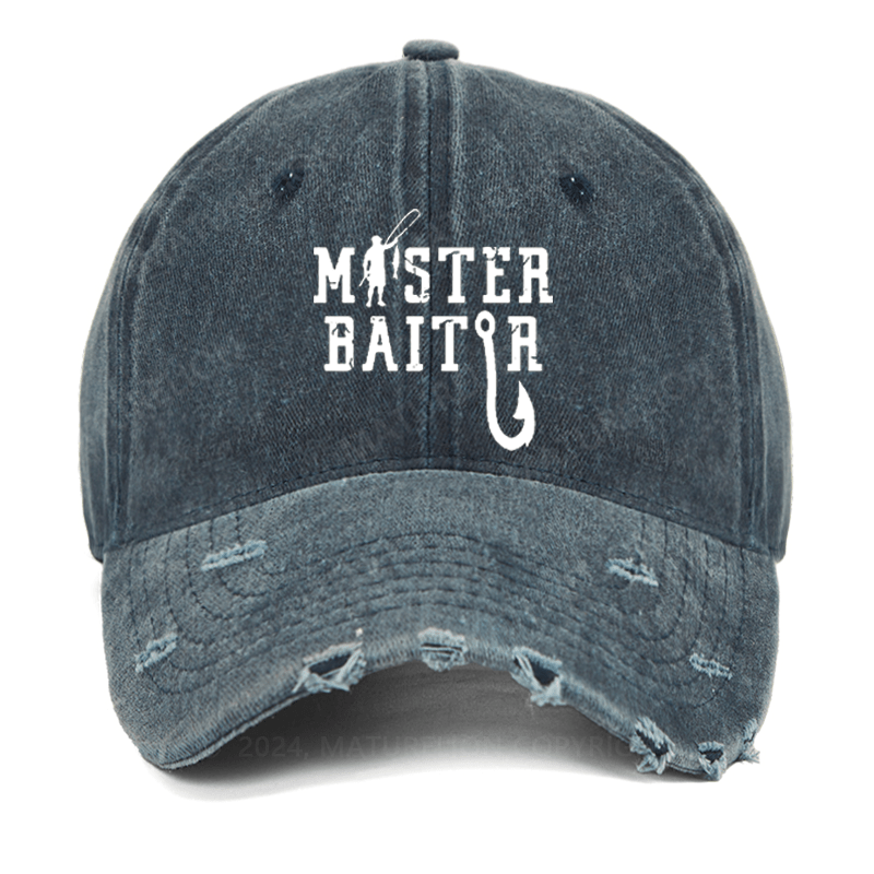 Maturelion Master baiter Fishing Washed Vintage Cap