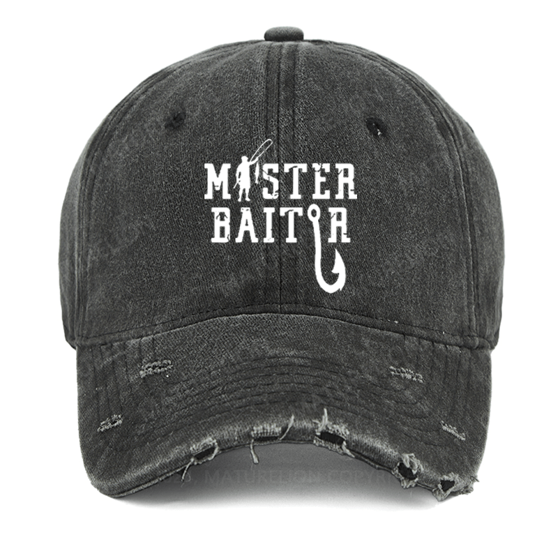 Maturelion Master baiter Fishing Washed Vintage Cap