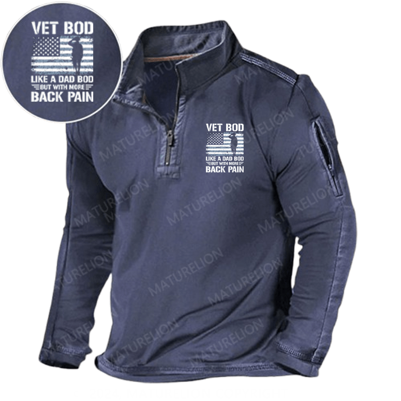 Maturelion Men's Henley Shirt Vet Bob Like A Dad Bob But Whit More Back Pain Henley Shirt