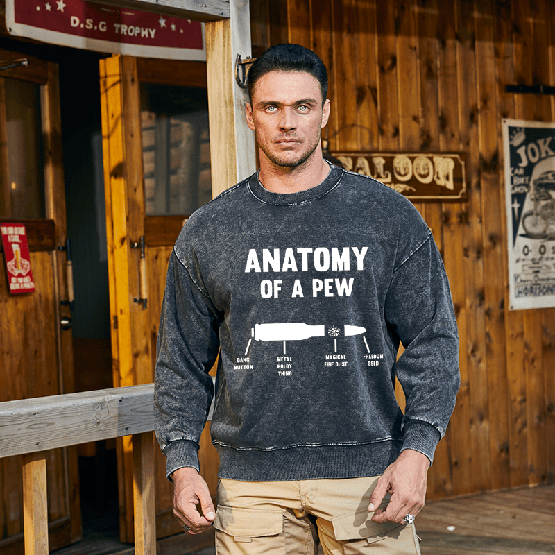 Maturelion Men's Sweatshirt Anatomy Of A Pew Custom Sweatshirt