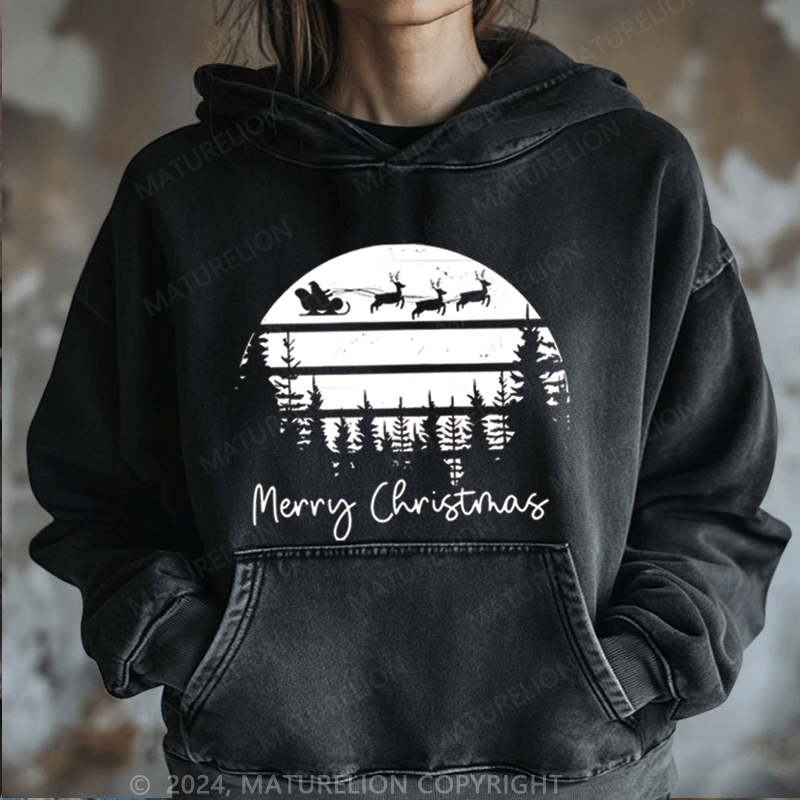 Maturelion Merry Christmas Women Hoodie