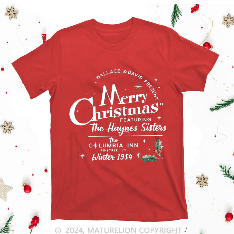 Maturelion Merry Christmas Women T-Shirt