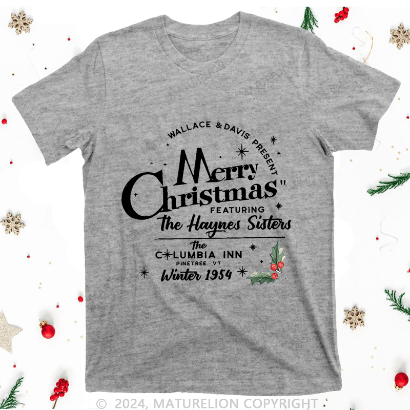 Maturelion Merry Christmas Women T-Shirt