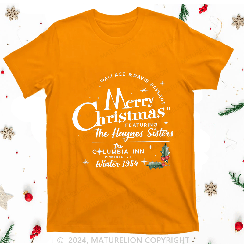 Maturelion Merry Christmas Women T-Shirt