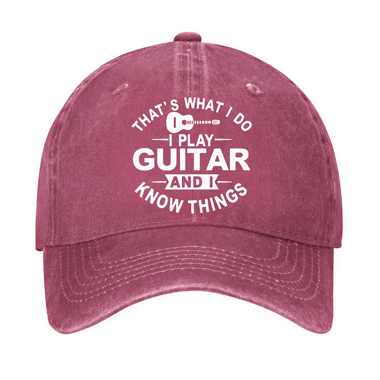 Maturelion That's What I Do I Play Guitar And I Know Things Cap